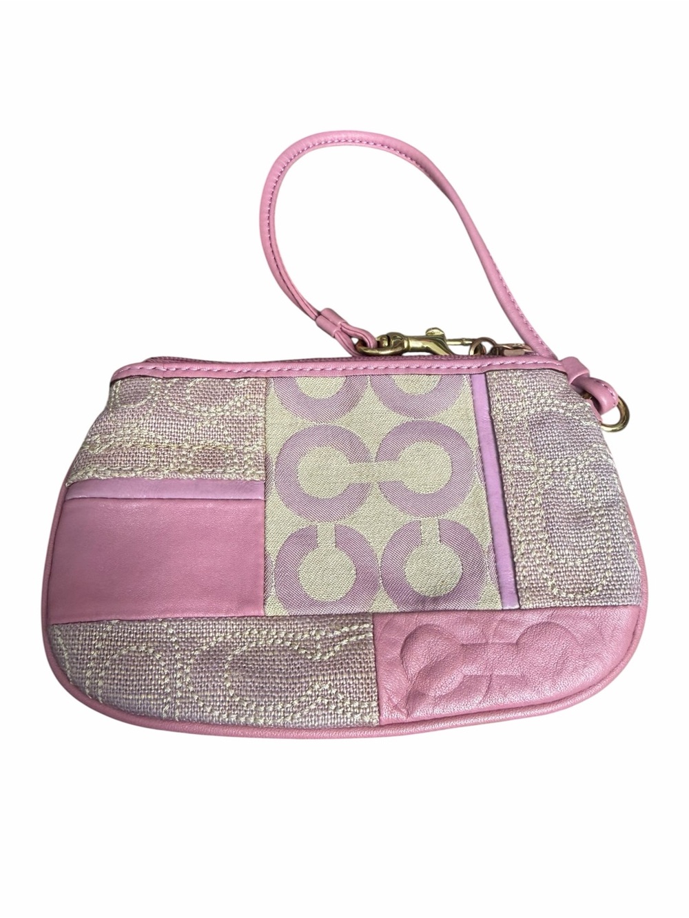 Coach Ali Patchwork Wristlet Lilac (A482) - Picture 3 of 6